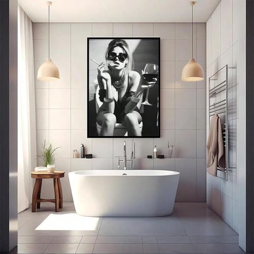 Affiches sur toile modernes pour transformer un mur vide de toilettes - 3