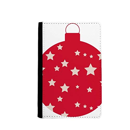 Étui portefeuille de voyage étoile de Noël rouge idéal pour vos vacances