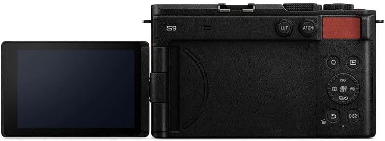 หลัง view of Panasonic Lumix S9 camera with articulated screen