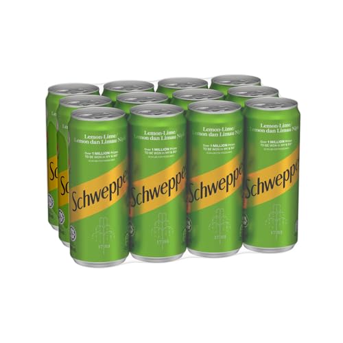 Schweppes Lemon Lime, 320ml (Pack of 12)