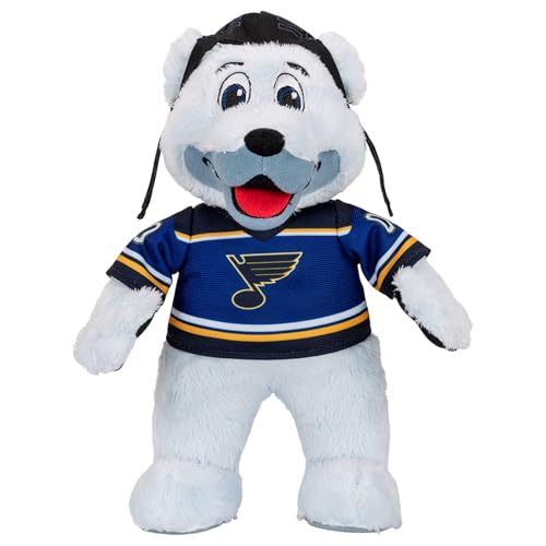 Bleacher Creatures St. Louis Blues Louie The Bear 10" Plush Figure- A Mascot for Play or Display