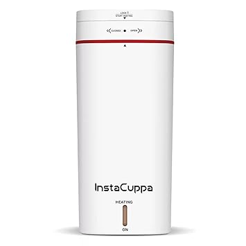 Instacuppa Portable Electric Kettle Travel Electric Water Bottle For Boiling Hot Water With Cool Touch Ex