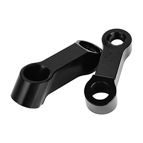 Adattatore per Specchietti Retrovisori Moto, in Alluminio, Filettatura 8/10mm, Alzatesta per Specchie