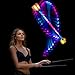 AMAZEABLES LED Juggling Sticks – Luminous Devil Sticks Flower Sticks Set for Beginners & Professionals – Light-Up Flow Props for Beginners and Performers