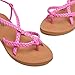 Trary Flat Sandals Women, Lace Up Open Toe Gladiator Dressy Summer Beach Sandals for Women