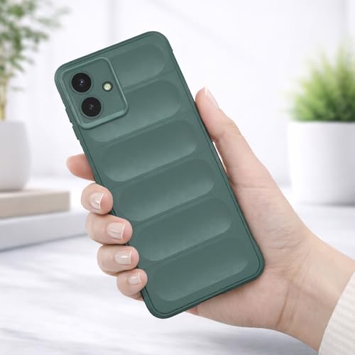 Image of Amazon Basics Mobile Cover for Samsung Galaxy A07 | Full Camera Protection | Liquid Silicon Case | Flexible Bumper Case for Samsung Galaxy A07 4G /5G /F07 4G /M07 4G /M17e 5G /F70e 5G (Green)