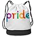 Produktbild nbvnc Cinch-TascheTurnbeutelLGBT-Pride Drawstring Bag Shoulder Bags Drawstring Tote Bag Light Casual Daypack for Shopping Sport Yoga
