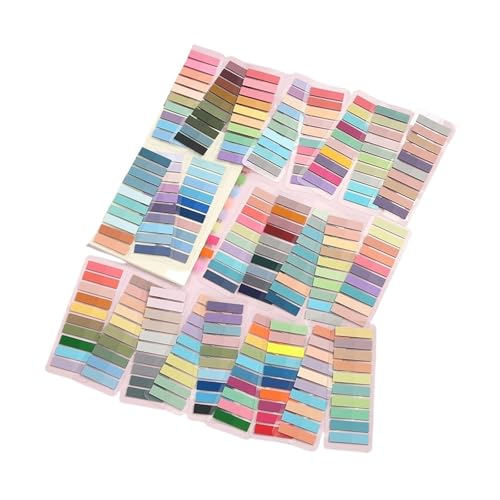 Notes autocollantes transparentes en lot de 25 pour une lecture et annotation claires