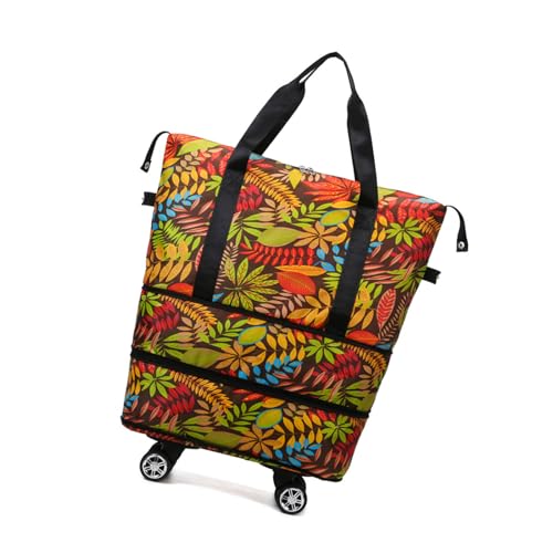 Sac de sport extensible jaune Beauté de masse avec double compartiments imperméables