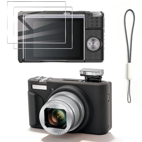 Funda de silicona para Canon PowerShot SX740/SX730 HS negra miniatura 1