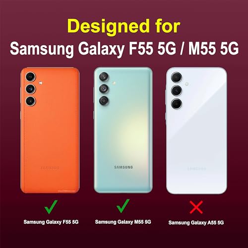 Image of amazon basics Back Case Cover for Samsung Galaxy F55 5G | Compatible for Samsung Galaxy F55 5G Back Cover | Liquid Silicon Magic Case with Camera Protection | Plum