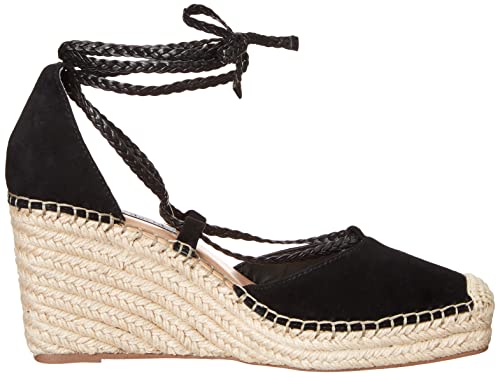 Charles David Women's Gracie Espadrille Wedge Sandal, Black, 7.5 #TOP5