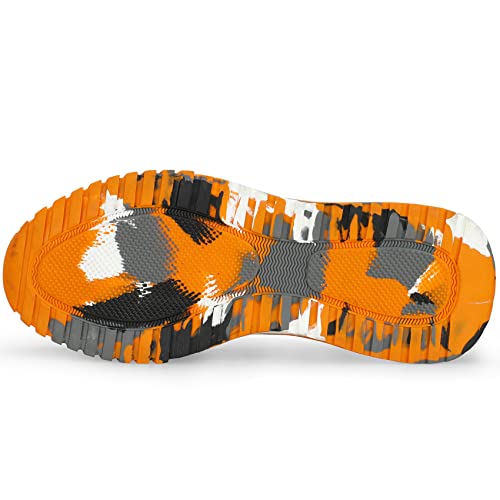 Image of ORISTACO Work Safety Crew Boots Lightweight Breathable Industry Construction Steel Toe Sneakers