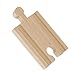 Wooden Train Track 52 Piece Set-18 Feet Of Track Expansion - 5 Distinct Pieces - 100% Compatible with All Major Brands Including Thomas Wooden Railway System: Screen Free Christmas Gift For Toddlers