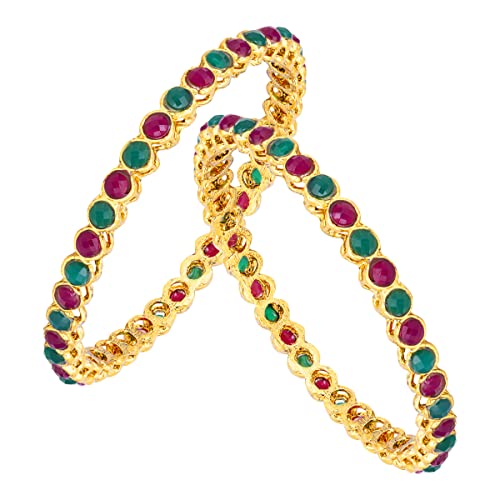 See full amazon price history chart for Sukkhi Pretty Kempu Stone Gold Plated (Set of 2) Bangle For Women (B100500_2.4) Sukkhi Pretty Kempu Stone Gold Plated (Set of 2) Bangle For Women (B100500_2.4) (B09QX4P28R) Amazon Price History, Amazon Price Tracker