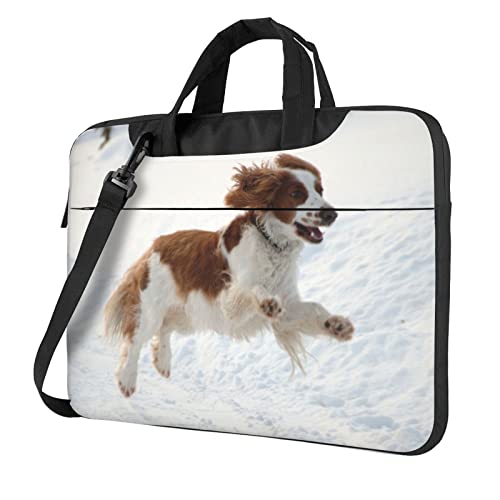 Sac pour ordinateur portable léger motif chien mignon avec grande capacité