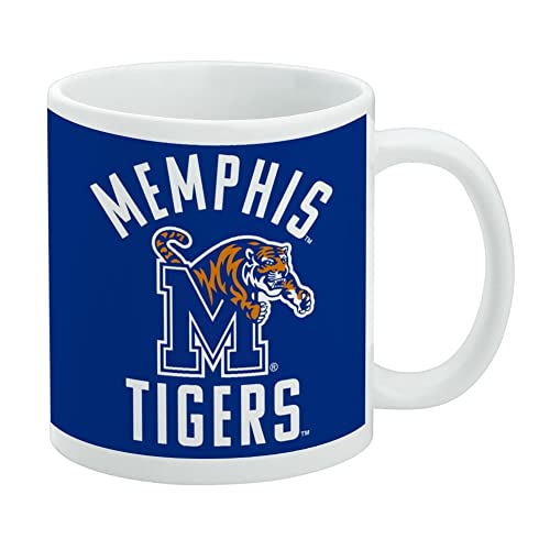 Memphis Tigers Ceramic Coffee Mug, Novelty Gift Mugs for Coffee, Tea and Hot Drinks, 11oz, White