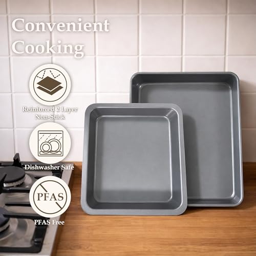 Carter & Clay Silver Non-Stick 6 Piece Baking Set - Image 5