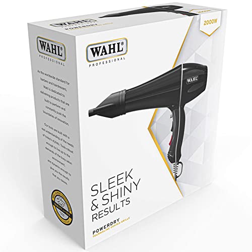 Wahl Powerdry 2000W Hair Dryer - Reduces Frizz & Static - Image 2