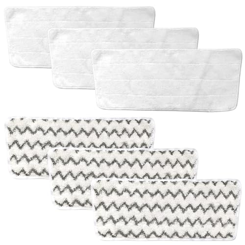 6 Piezas De Repuesto Para Limpiador De Vapor Vileda Steam Plus Xxl, Paños De Microfibra Vileda Steam Plus Xxl, Accesorios De Limpieza De Vapor 3 Grises 3 Blancos 6 Piezas De Repuesto Para Limpiador De Vapor Vileda Steam Plus Xxl, Paños De Microfibra Vileda Steam Plus Xxl, Accesorios De Limpieza De Vapor 3 Grises 3 Blancos