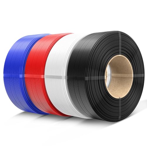 Image of SUNLU Filament Refill 1.75mm,Black+White+Red+Klein Blue