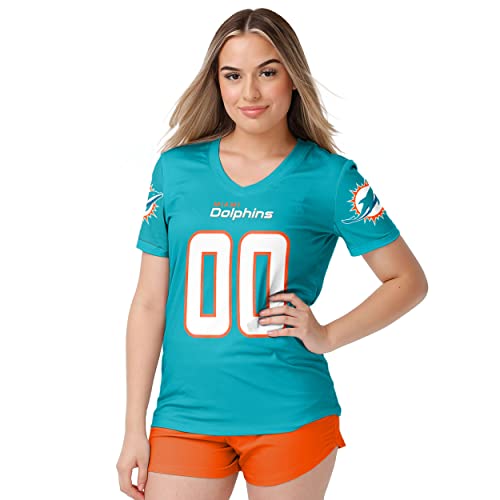 FOCO Miami Dolphins NFL Womens Gameday Ready Lounge Shirt - S