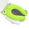 Portable Folding Large Non Slip Silionce Pads Potty Training Seat for Kids Boys & Girls, Toddlers Toilet Seat…