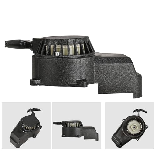 Recoil Pull Starter Alloy para Pocket Rocket Bike Quad ATV 47cc 49cc 50cc Motor 2 Tiempos SYX Moto Holeshot SSR SX50 Coolster QG50 Mototec Demon Xpro Hawk DRX Mini Dirt Bike para Niños miniatura 7