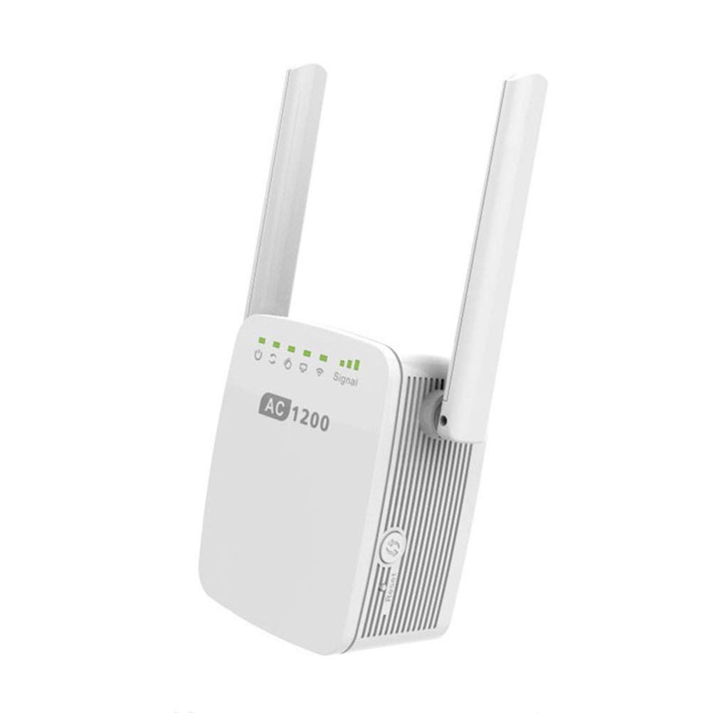 Amplificateur de Signal WiFi Booster N300 et répéteur d'extension, amplificateur sans Fil 2 antennes externes à Usage Domestique