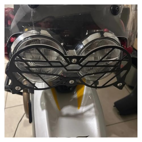 Couvercle calandre phare pliable Guzzi V85TT 2019-2024 accessoires moto grille - 6