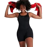 Speedo Women's Endurance+ Legsuit Swimsuit| Chlorine Resistant | Swim Fitness | Training | Holiday, Black, 34 - Image 8