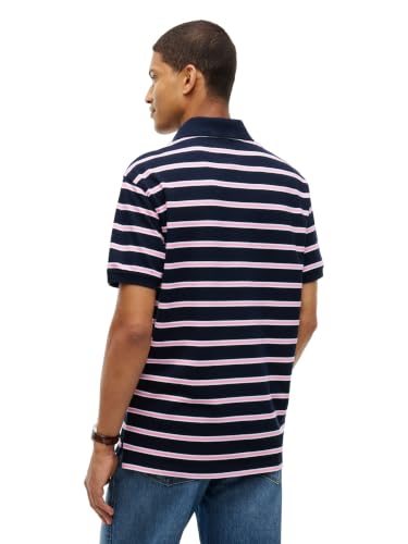 Image of Tommy Hilfiger Men's Short Sleeve Polo Shirts in Classic Fit with Stretch and Organic Pique Cotton
