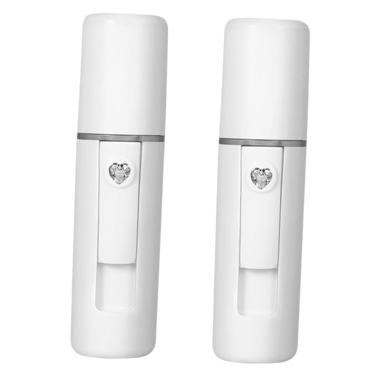 2Pcs Nano Facial Mist Sprayer Portable Face Humidifier for Women Travel Size Ultra-Fine Spray for Hydration and Skin