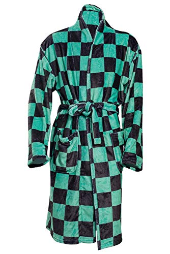 Gonriya Anime Bathrobe Men Cosplay Fuzzy Robe for Women Pajamas Adult Sleepwear Fleece Bath Robe Homewear