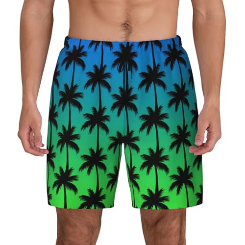 Pantalones Cortos Palmera Bañador Hombre Secado Rápido Shorts De Baño Elástico Short Deportivo para Piscina Correr Deporte XXL