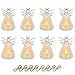 Produktbild Sziqiqi Hängende Engelchen Kerzenhalter, romantische Dekoration Kerzenlicht Hochzeit Restaurant, LED Glas Kerzenhalter, Garten/Weihnachten Kerzenlicht Dekoration, 6Pcs + 2Pcs