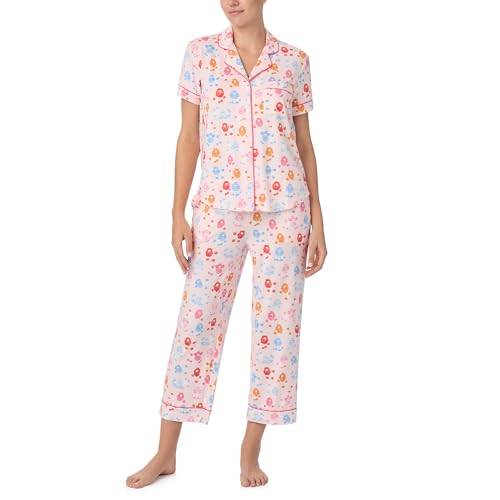 Image of kate spade new york Short Sleeve Cropped PJ Set