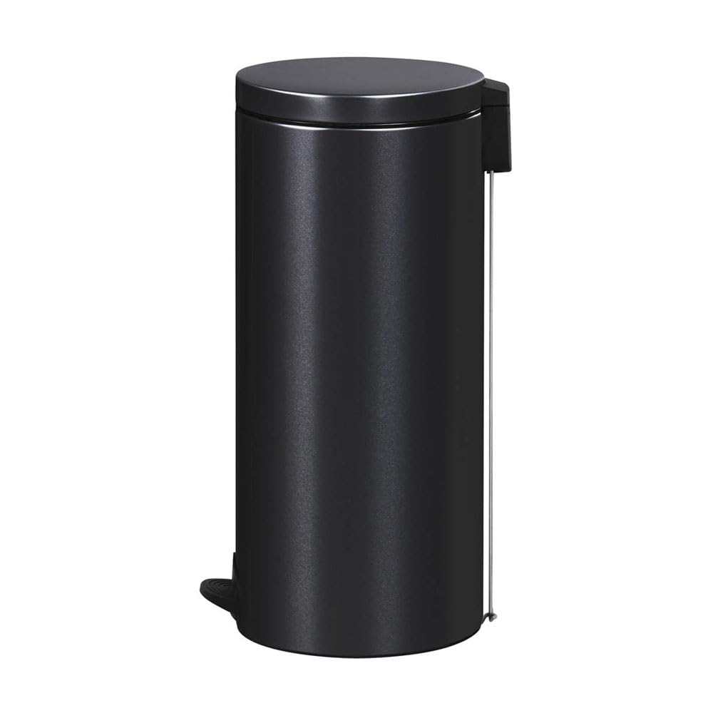 ROSSIGNOL Poubelle de cuisine, Poubelle 30L, Poubelle à pédale, Fabrication française, Fermeture silencieuse, Seau intérieur amovible avec anse, SANIA
