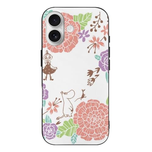 For ���[�~�� iphone 16plus �P�[�X �Ή� �o�b�N�J�o�[ �_��TPU+PC�f�� �w��h�~ �A�C�t�H�� ���^ �y�ʃ����Y�ی� �N���A �ϏՌ� ���C�����X�[�d TPU-A19#WD
