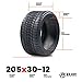 Ocelot Tee Pro 205 30 12 Golf Cart Tires | Low Profile Sidewall | 4 Ply Construction, Smooth Ride, Quiet Operation, Turf-Friendly Tread 205/30/12 Golf Cart Tires – Ideal for Golf Carts/Club Cars