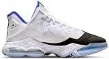 Jordan Lebron XIX Low Basketball Men's Shoes - Whte/Black- Medium Blue, Size 9.5