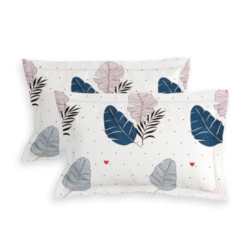 RD TREND 210 TC Queen Size Bedsheet for Double Bed, Microfiber Double Bedsheet 90X90 Inches with 2 Pillow Cover 18X28 Inches Cream