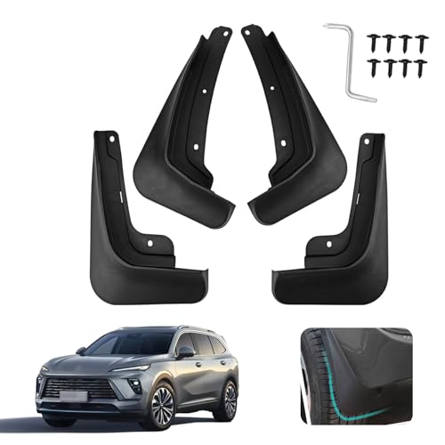 Image of Custom Fit for Mud Flaps Buick Envision 2024 2025 2026 Mud Splash Guard Front and Rear 4-PC Set