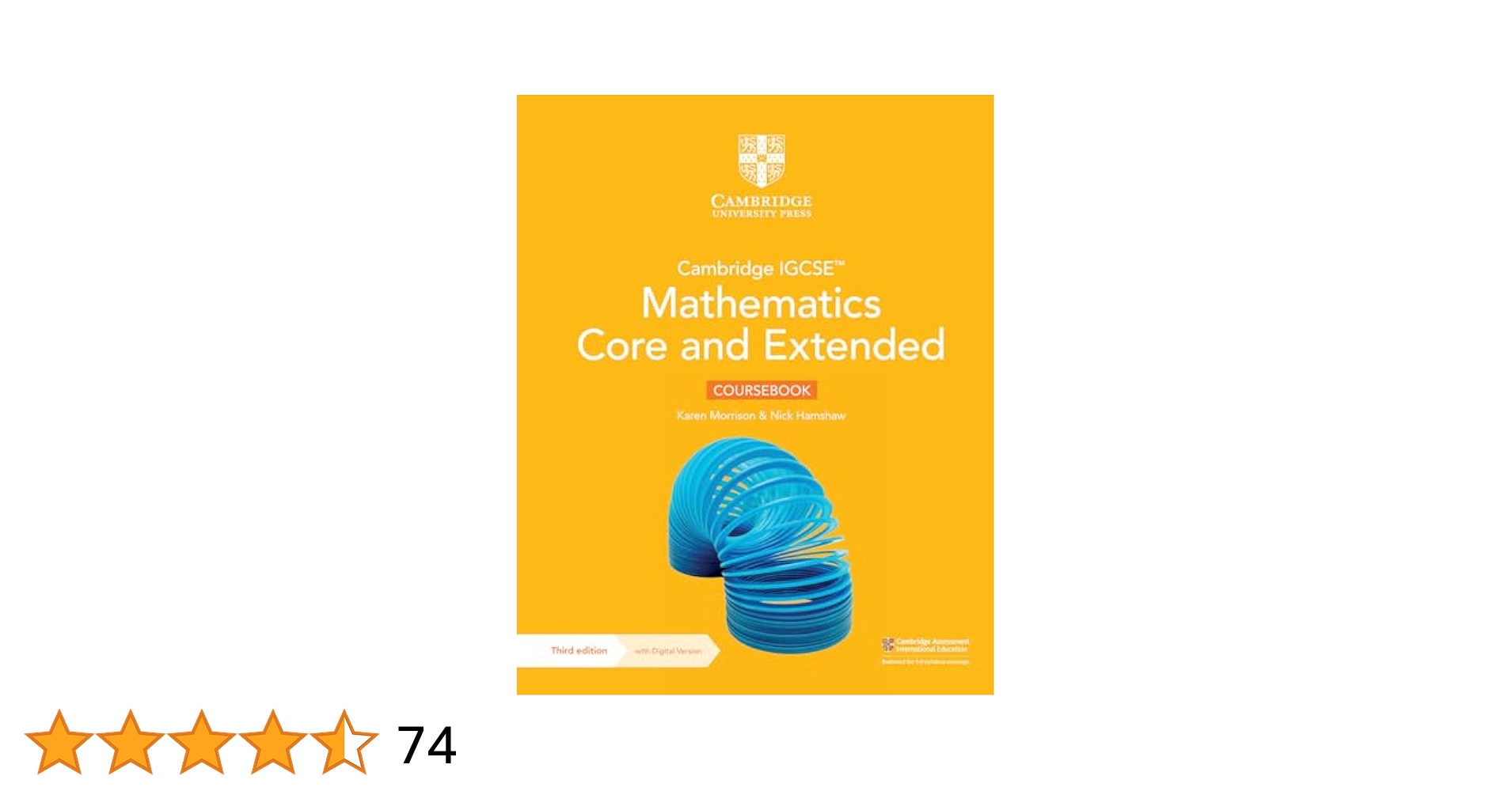 Amazon | Cambridge IGCSE™ Mathematics Core and Extended