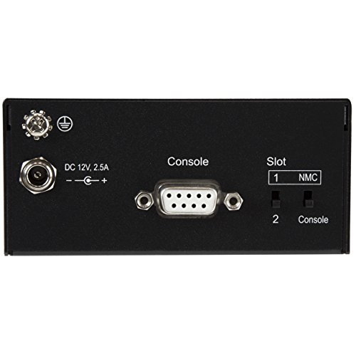 Image of StarTech 10 Gigabit Ethernet Copper-to-Fiber Media Converter (ET10GSFP) | Open SFP+, Managed, 10G Ethernet Media Converter