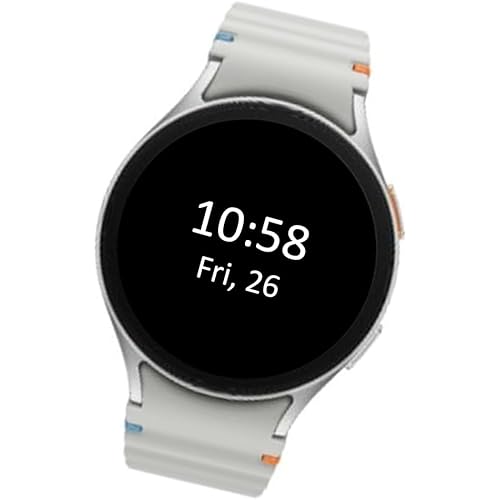 Samsung Galaxy Watch 7 (44mm) AI Smartwatch w/ 1.5" AMOLED, Wear OS 5, Wi-Fi, Bluetooth, Heart Rate, Sleep Apnea & GPS Fitness Tracker, International Model L310 (w/Fast Charger, Silver)