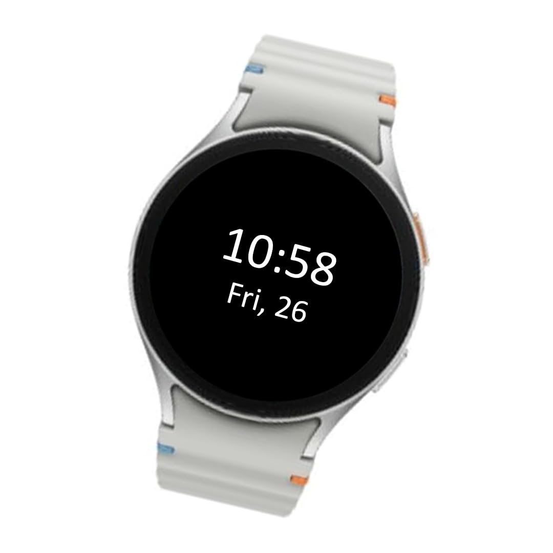 SAMSUNG Galaxy Watch 7 (44mm) AI Smartwatch w/ 1.5" AMOLED, Wear OS 5, Wi-Fi, Bluetooth, Heart Rate, Sleep Apnea & GPS Fitness Tracker, International Model L310 (w/Fast Charger, Silver)