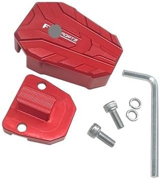 Motorcycle accessories Suitable Fit For HONDA CB400F brake pedal modification spirit beast accessories motorcycle rear lever extra large non-slip pad skidproof(Silver)