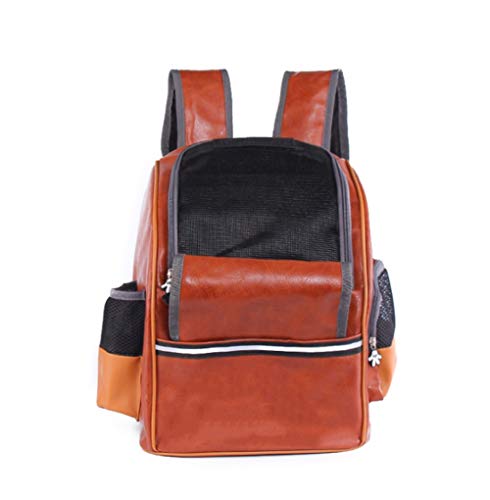 Sac à dos chat et chien voyage plein air portable marron confortable