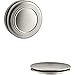 KOHLER K-T37396-BN PureFlo Cable Bath Drain Trim with Traditional Push Button Handle, Vibrant Brushed Nickel